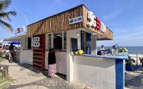 RIO ECO PRAIA: o primeiro quiosque 100% sustent&aacute;vel