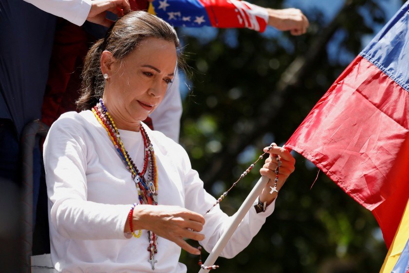 Mar&iacute;a Corina Machado n&atilde;o se opor&aacute; ao di&aacute;logo na Venezuela