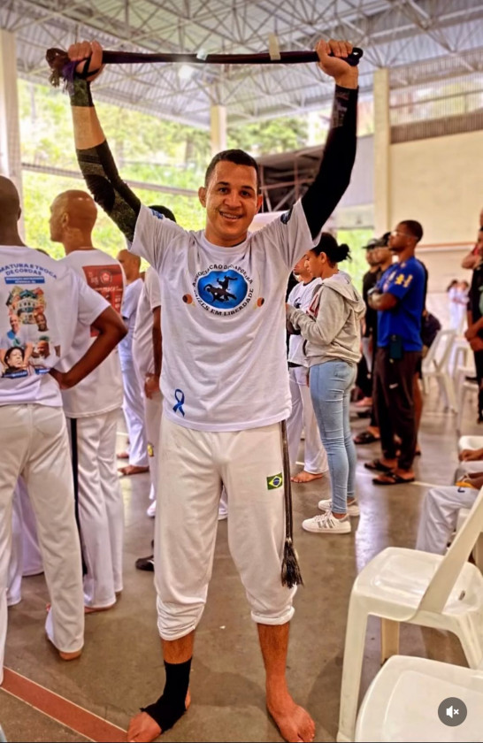 Petropolitano representa a capoeira em grande encontro na Bahia