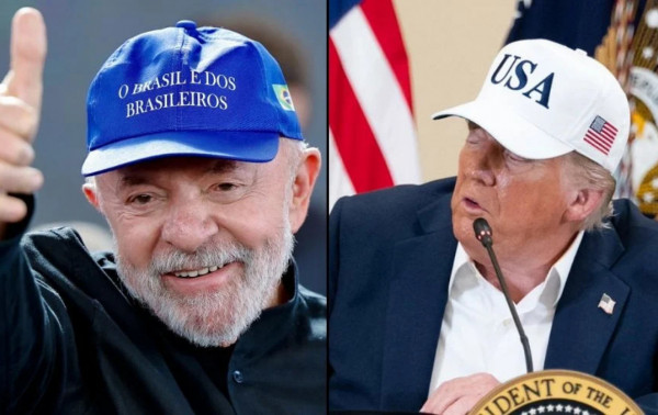 Lula &eacute; recebido por Trump na Casa Branca
