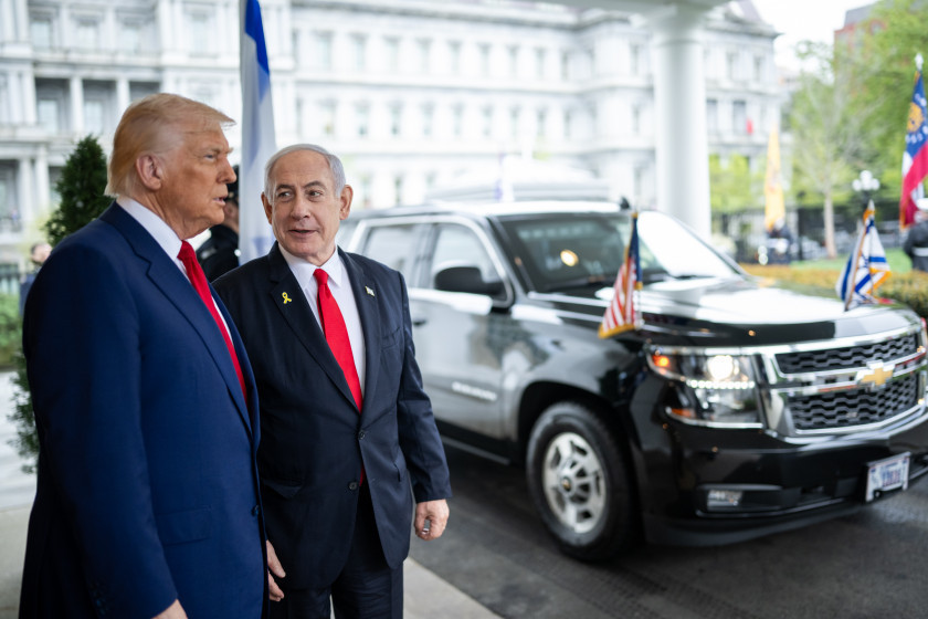 Trump recebe Zelenski e Netanyahu na Casa Branca