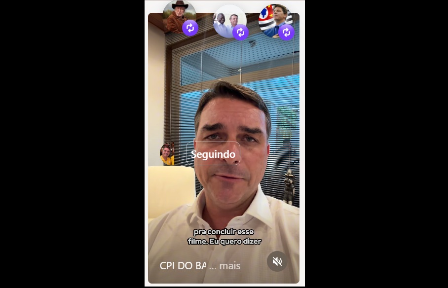 Fl&aacute;vio ainda fala em CPI do Master e que filme com verbas de Vorcaro ficou pronto