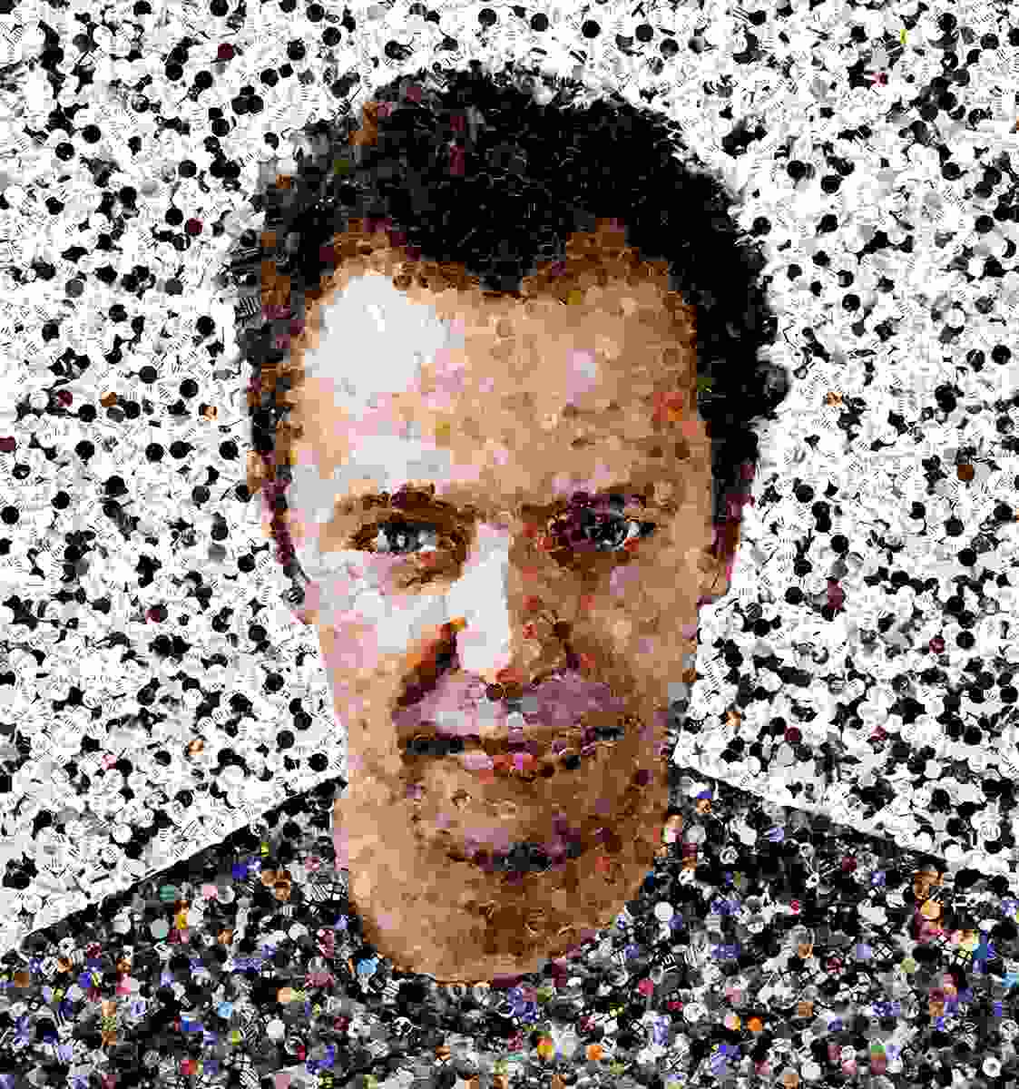 Auto-retrato do artista plástico Vik Muniz