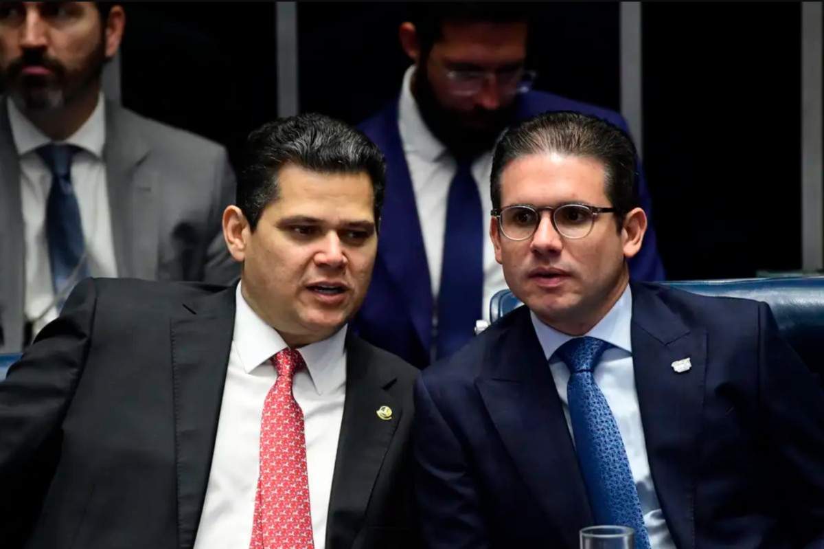 Presidentes do Senado, Davi Alcolumbre, e da Câmara, Hugo Motta