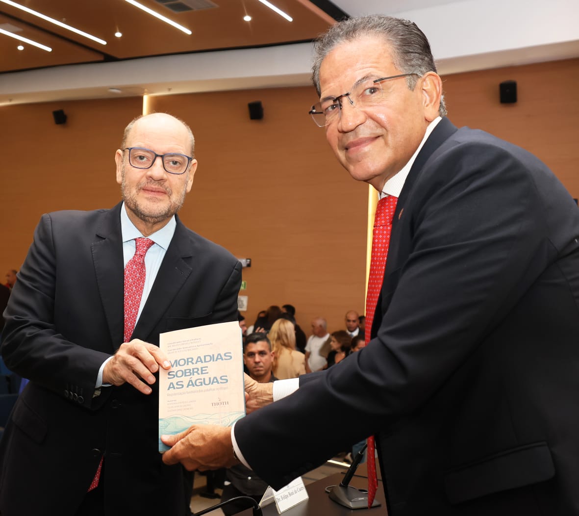O desembargador Ricardo Couto com o ministro Mauro Campbell