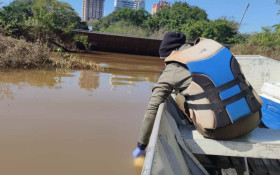 RS: qualidade da &aacute;gua no Gua&iacute;ba segue comprometida ap&oacute;s enchentes
