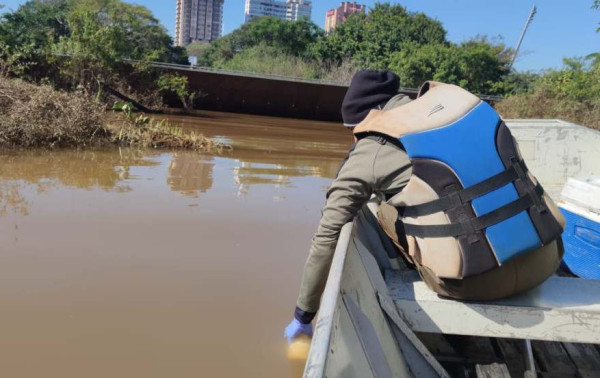 RS: qualidade da &aacute;gua no Gua&iacute;ba segue comprometida ap&oacute;s enchentes