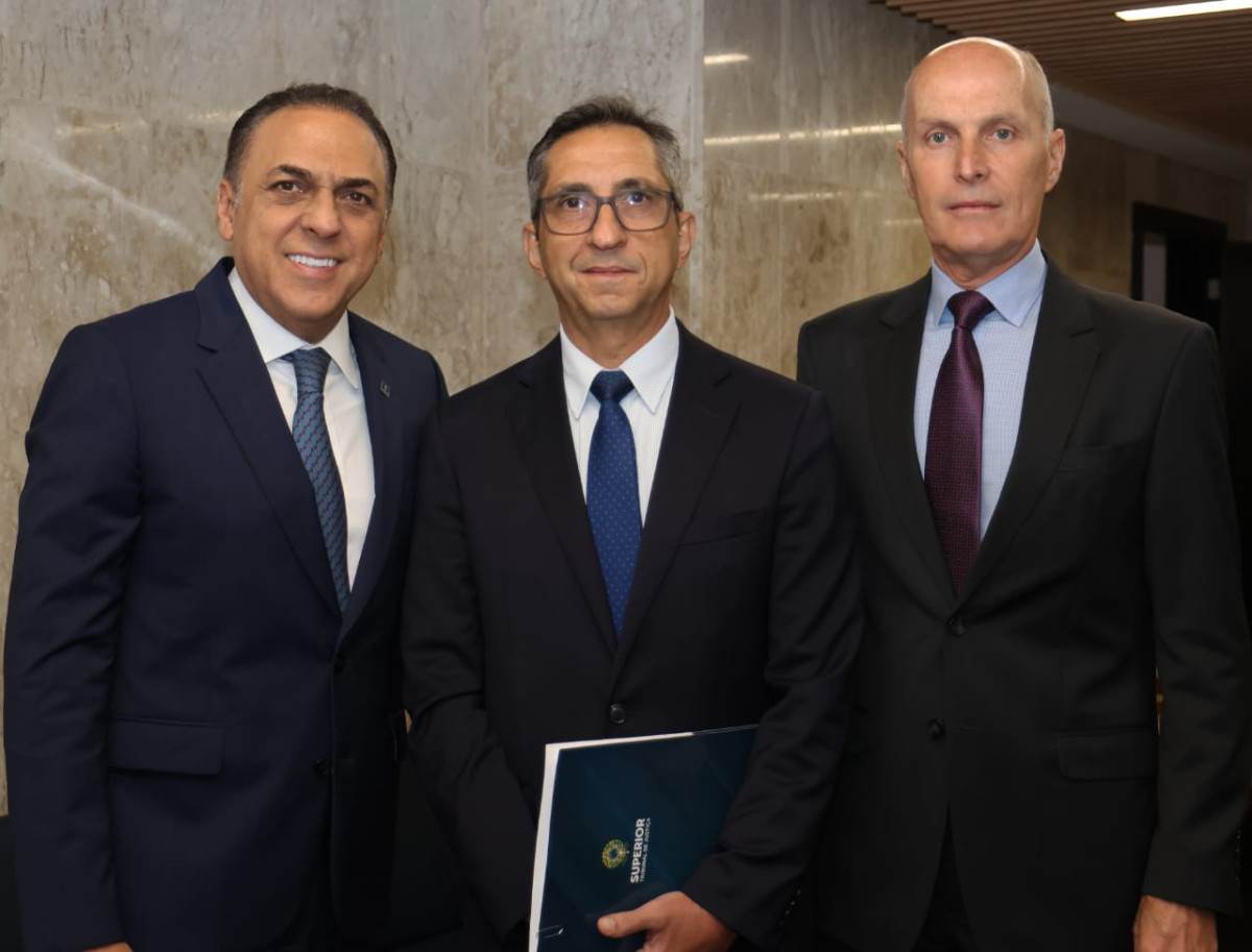 Os desembargadores Marcelo Buhatem, César Cury eAlexandre Teixeira de Souza
