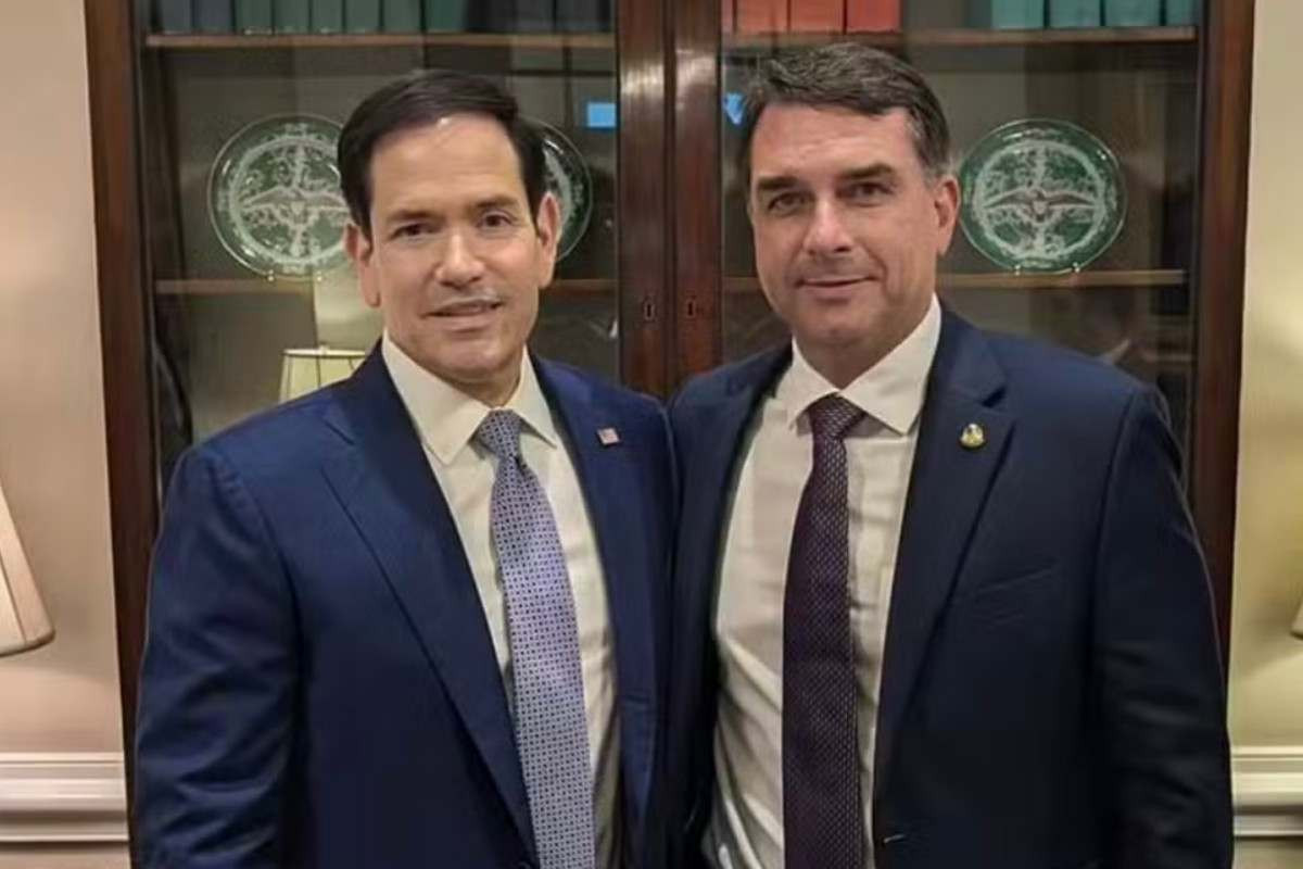Rubio nega pedido de Fl&aacute;vio Bolsonaro para reverter tarifa&ccedil;o dos EUA