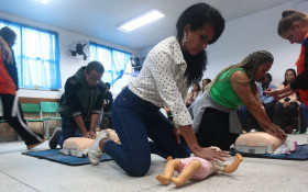 Primeiros‑socorros nas escolas de Nova Igua&ccedil;u
