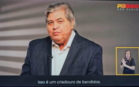 Datena estreia em propaganda do PSB e pede leis mais r&iacute;gidas contra bandidos