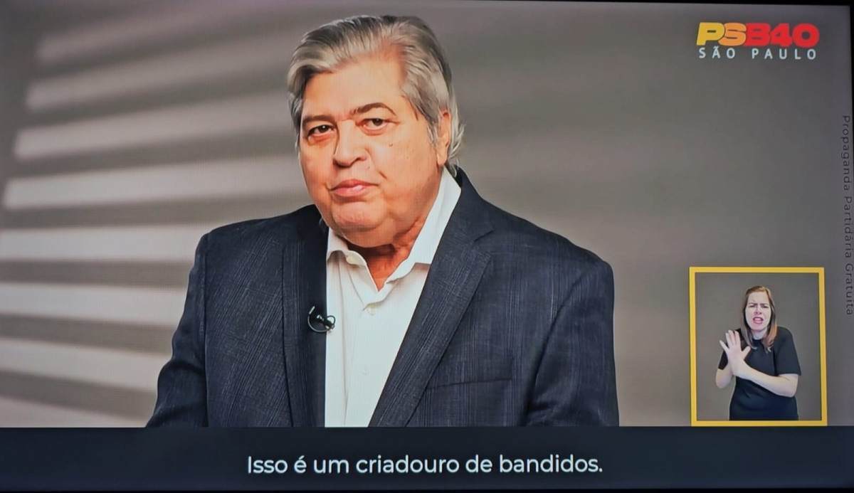 Datena estreia em propaganda do PSB e pede leis mais r&iacute;gidas contra bandidos