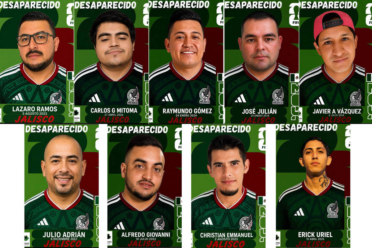 M&eacute;xico faz '&aacute;lbum da Copa' de desaparecidos