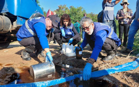Alerj fiscaliza vazamento de chorume em Gramacho