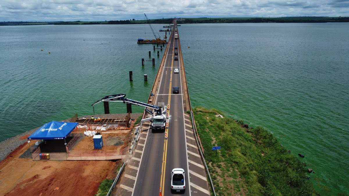 Duplica&ccedil;&atilde;o da maior ponte de S&atilde;o Paulo atinge 75% e deve ser conclu&iacute;da ainda em 2026