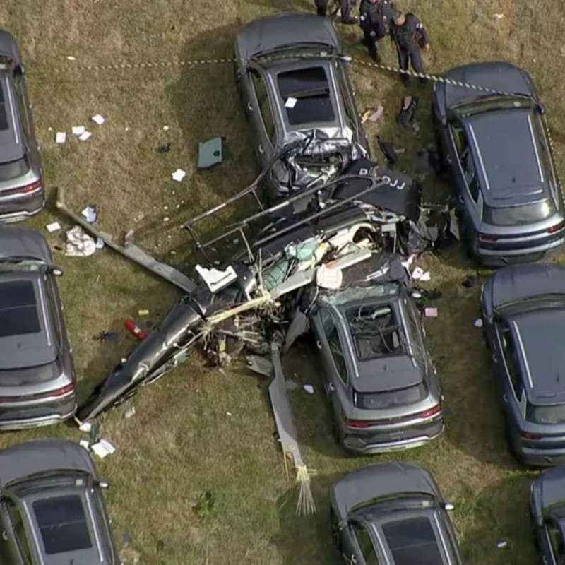 Choque entre dois helicópteros deixou seis pessoas mortas