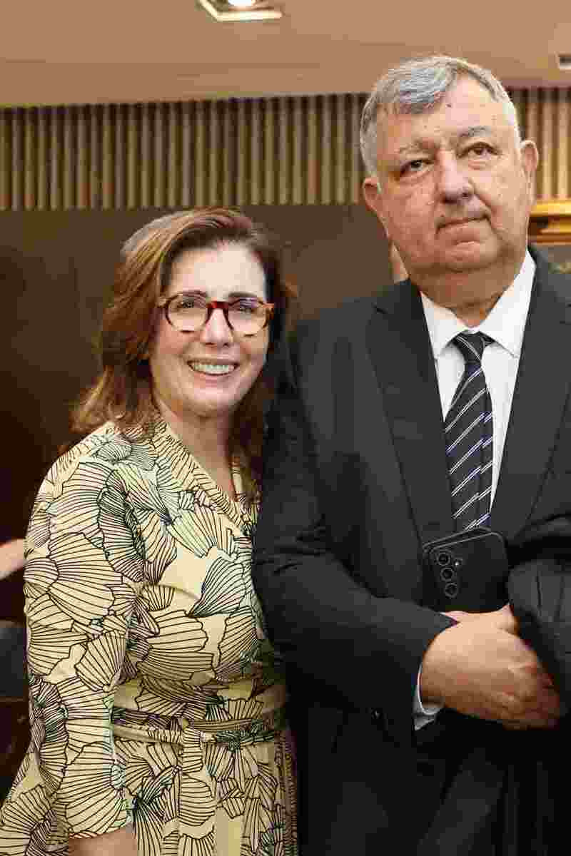 A desembargadora Fernanda Xavier de Brito e o corregedor do TJRJ, desembargador Cláudio Brandão