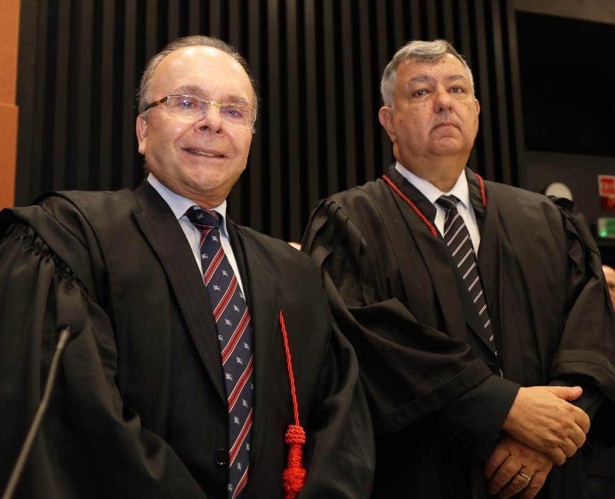 Os desembargadores Ricardo Cardozo e Cláudio Brandão