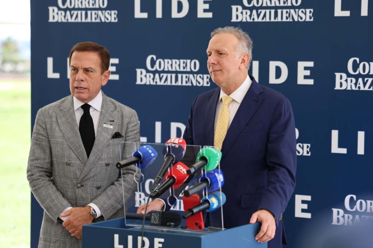 Ao lado do anfitrião e fundador do Lide, João Doria, o deputado federal Aguinaldo Ribeiro fez apelo ao Senado por aprovação de marco de incentivo a data centers