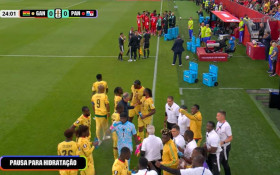 Parada de hidrata&ccedil;&atilde;o na Copa divide opini&otilde;es do p&uacute;blico