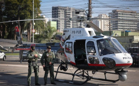 Pol&iacute;cia inicia projeto‑piloto com uso de drones e helic&oacute;pteros no Muralha Paulista
