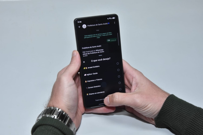 Santo Andr&eacute; amplia servi&ccedil;os e atendimentos pelo WhatsApp