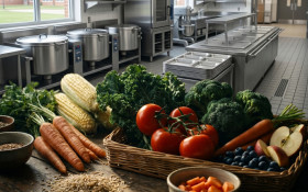 Projeto fixa 85% de alimentos naturais na merenda escolar