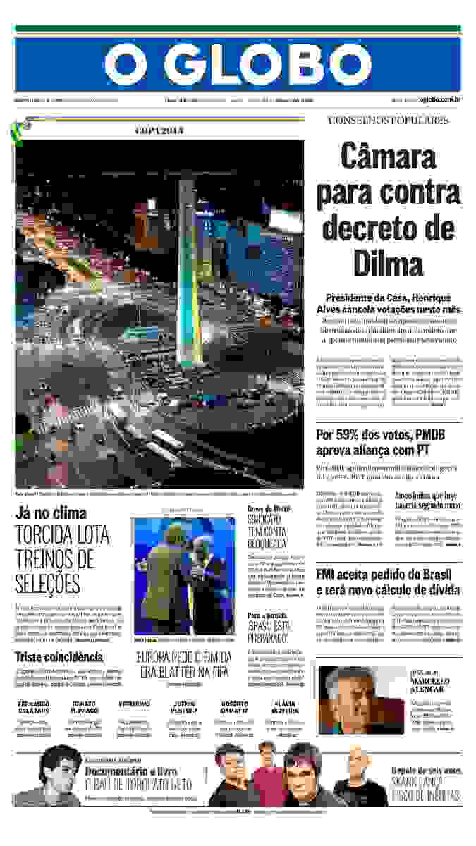 Coluna Magnavita | O dia que o Rio roubou o protagonismo da abertura da Copa e iluminou o Obelisco de Buenos Aires de Verde e Amarelo