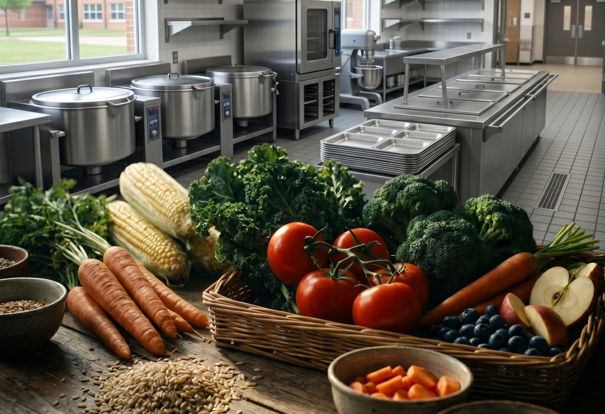 Projeto fixa 85% de alimentos naturais na merenda escolar