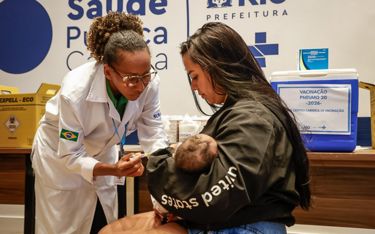Rio distribui mais de 36 mil doses da vacina Pneumo 20 para crian&ccedil;as de at&eacute; 5 anos