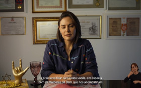 Em v&iacute;deos, Michelle exp&otilde;e briga com Fl&aacute;vio Bolsonaro