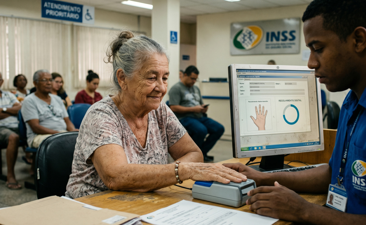 INSS passa a exigir biometria para concess&atilde;o de benef&iacute;cios sociais