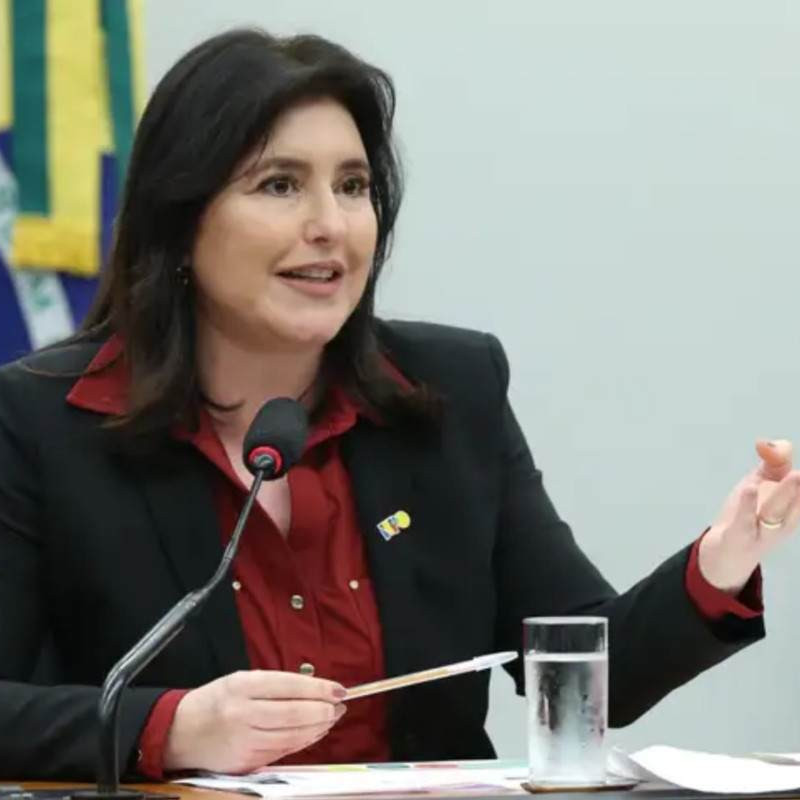 Simone Tebet ficou em terceiro na amostragem feita após escolha de Márcio França como vice de Haddad