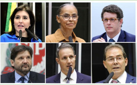 A for&ccedil;a dos pr&eacute;‑candidatos ao Senado no Instagram e no Tik Tok