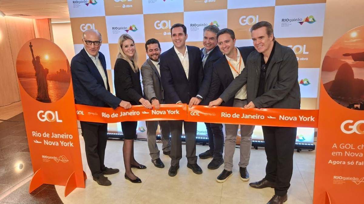 GOL inaugura voo direto entre Rio e Nova Iorque no Gale&atilde;o