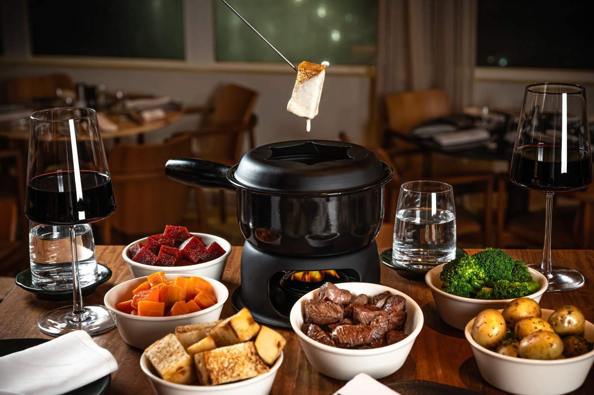 Fondue nas alturas