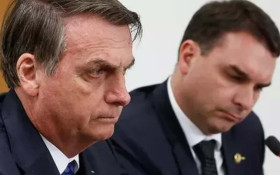 Na briga entre Michelle e Fl&aacute;vio, Bolsonaro fica ao lado do seu filho