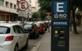 Rio regulamenta estacionamento rotativo digital por aplicativo