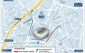 CET‑Rio monta esquema especial para Botafogo x Santos