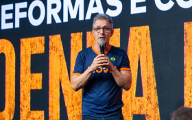 Em SP, Zema defende privatiza&ccedil;&atilde;o da Petrobras e do Banco do Brasil