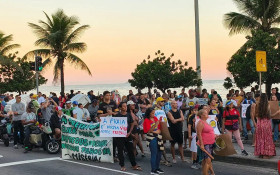 Camel&ocirc;s fazem novo protesto contra Toler&acirc;ncia Zero no Rio