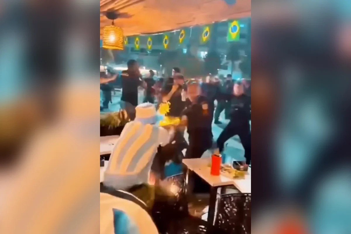 Brigas ap&oacute;s final da Copa terminam com detidos em Copacabana