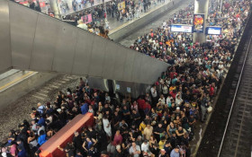 Esta&ccedil;&atilde;o Br&aacute;s registra lota&ccedil;&atilde;o no 1&ordm; dia da Trivia Trens nas linhas 11, 12 e 13