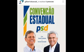 Banner de divulga&ccedil;&atilde;o pode tirar Tarc&iacute;sio da conven&ccedil;&atilde;o do PSD