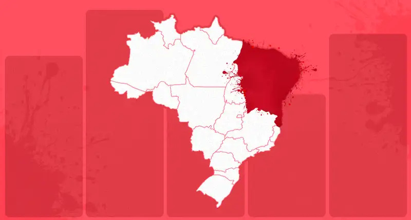 As 10 cidades mais violentas do Brasil est&atilde;o no Nordeste