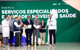 Lula e diretor da OMS visitam Centro de Radioterapia do Hospital Federal do Andara&iacute;, no Rio