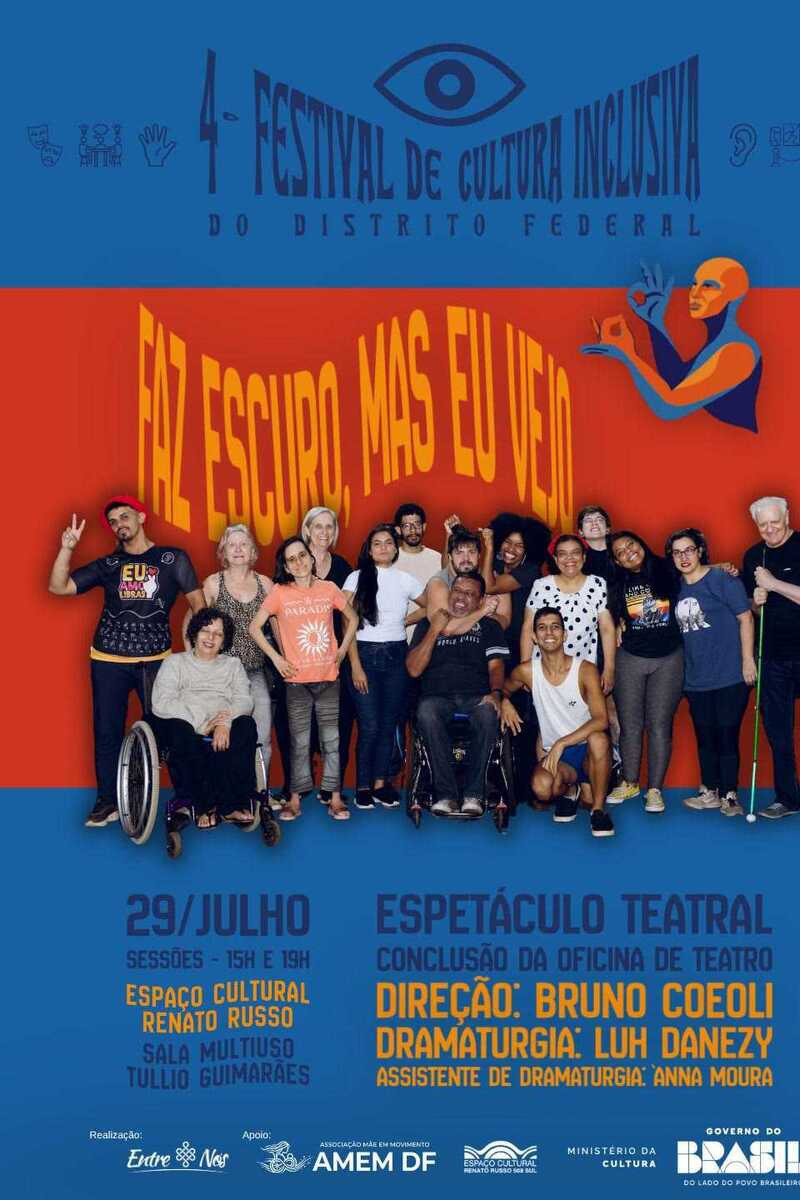 BRASILIANAS | Festival de Cultura Inclusiva apresenta espet&aacute;culo e amplia a&ccedil;&otilde;es no Renato Russo