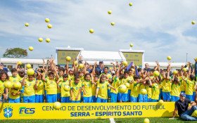 Centro de Desenvolvimento do Futebol Geovani Silva &eacute; inaugurado no Esp&iacute;rito Santo