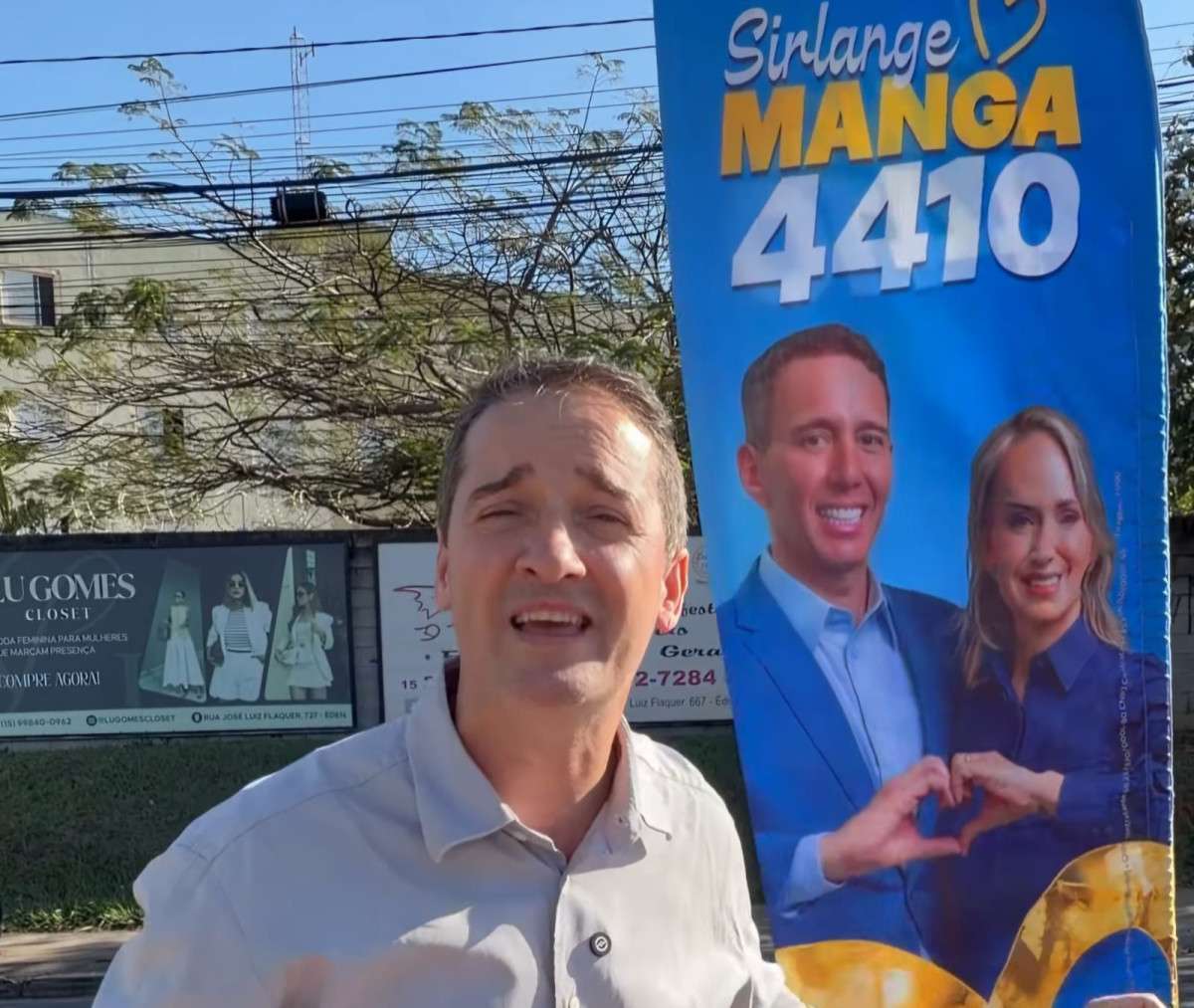 TRE‑SP manda esposa de Rodrigo Manga retirar material que pode confundir eleitor em Sorocaba