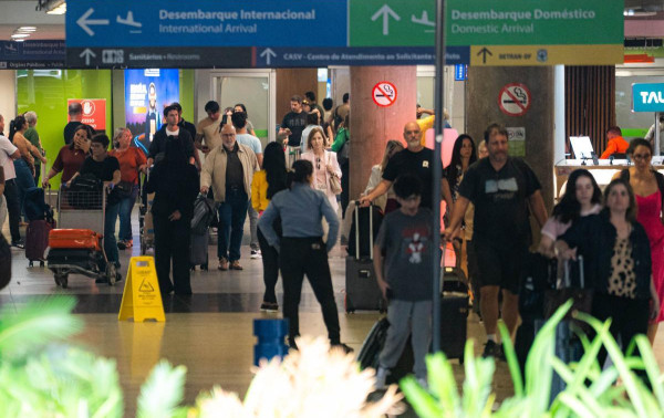 Turistas estrangeiros movimentam R$ 33,6 bi no Brasil em 7 meses